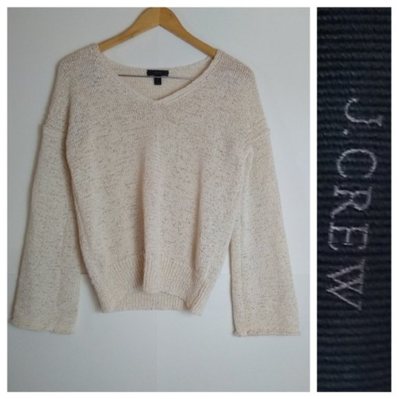 J. Crew Sweaters - Cream J. Crew Swing Sweater Size Small
